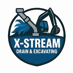 X-Stream Drain & Excavating logo