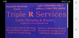 triple R services septic pumping & repair logo